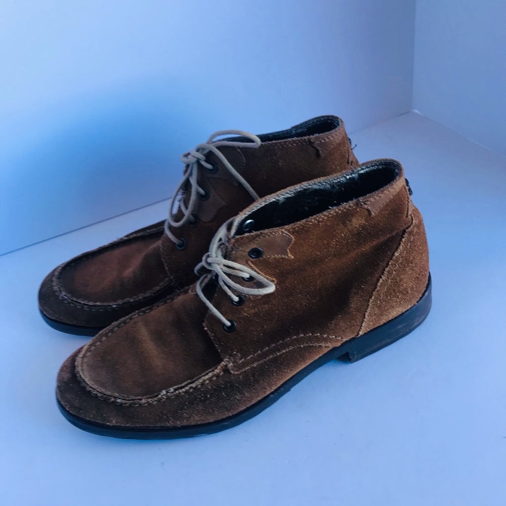 Mark Nason Brown Suede Men's Boots